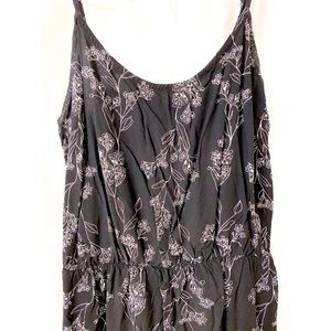 Old Navy - Black and white floral mini sun dress